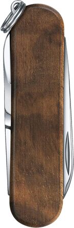 Мультитул Victorinox Classic SD Wood – Швейцарський армійський ніж, 5 функцій, з дерев'яною ручкою