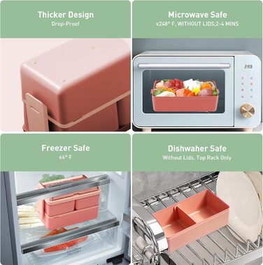 Електрична ланчбокс з підігрівом 1.5L, перезаряджувана, портативна, для роботи, сім'ї, кемпінгу, офісу, авто, подорожей, будівельних майданчиків (Blue)