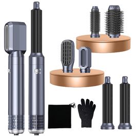 Air Styler Pro 6-в-1: Фен, щітка, стайлер для волосся 1000W (жовтий)