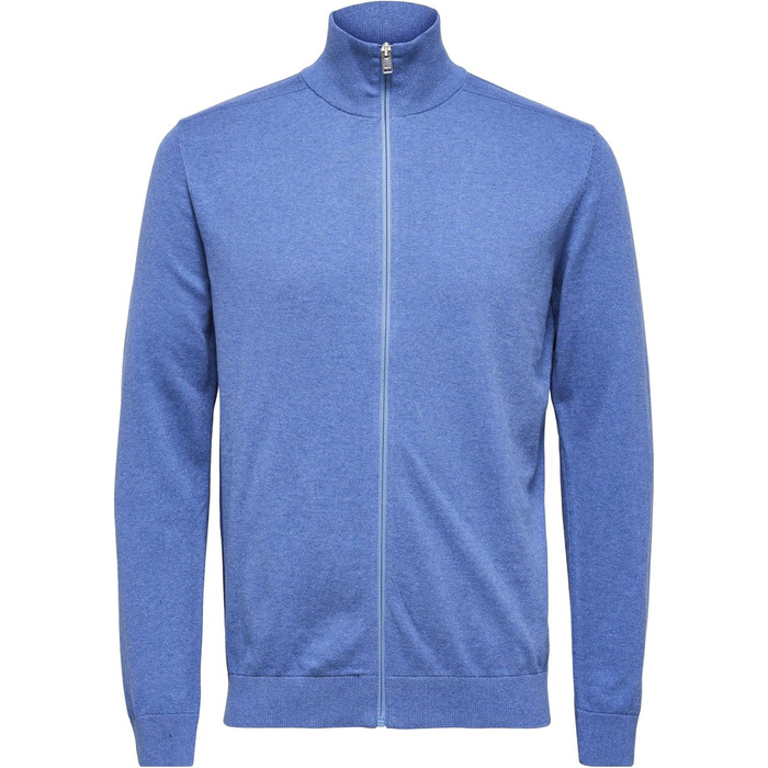 Кофта з капюшоном Selected Hoe, чоловіча, розмір M, темно-синій з деталями меланж