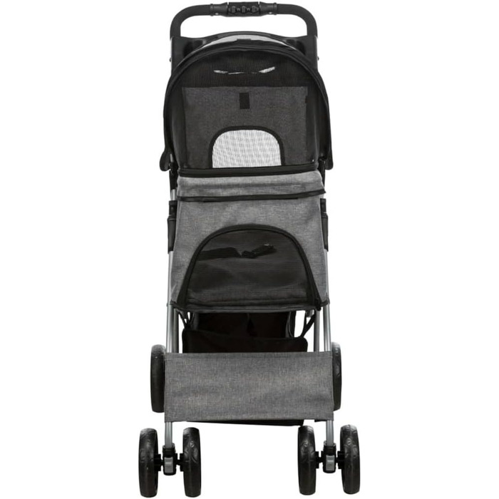 Крісло-мішок Buggy сірого кольору, 47x100x80 см, 4.9 кг
