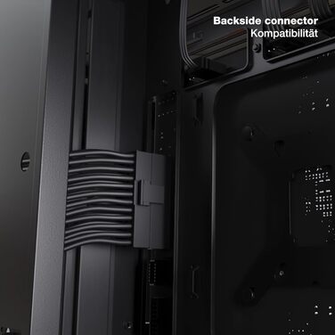 Корпус ПК be quiet! Light Base 600 DX Black: Панорамний вигляд, Show Case, Dual Chamber, ARGB LED, гнучкий монтаж