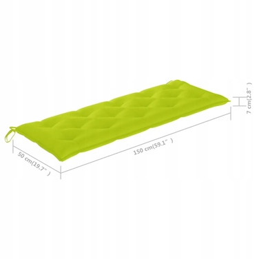 Дерев'яна лава зі спинкою, 150 x 60 см