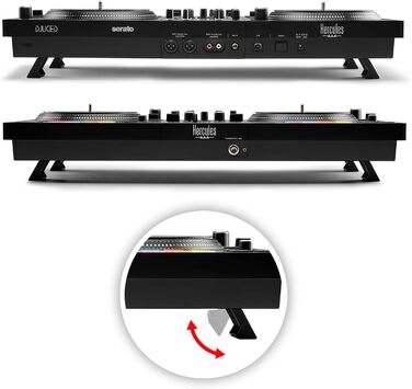 DJ контролер Hercules DJControl Inpulse T7 - чорний, 2-дековий, з моторизованими джеггами