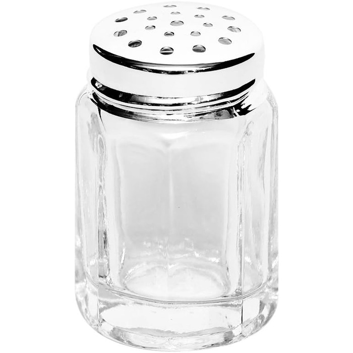 Brillibum Design Mini Salt Shaker Crystal Glass Spice Shaker Square Small Glass Fine Silver Real Silver Salt Shaker Pepper Shaker Shaker Glass Salt and Pepper Shaker