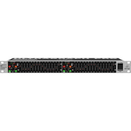 Behringer ULTRAGRAPH PRO FBQ1502HD 15-смуговий стерео графічний еквалайзер з системою FBQ виявлення зворотного зв’язку, професійний еквалайзер для студії та сцени