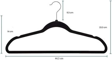 Плечики для одягу Ediesi, 50 шт., сірі, з антиковзаючим покриттям, м'які, тонкі, для штанів, сорочок, спідниць, костюмів (50 шт., сірі без плечиков)