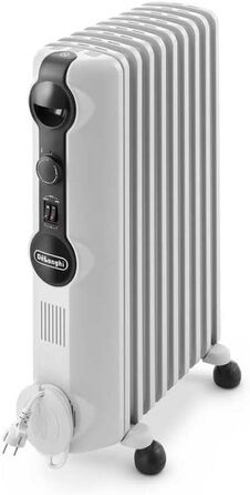 Радіатор De'Longhi Radia-S TRRS0920 – 1500 Вт, регулювання температури, захист від замерзання, 9 елементів