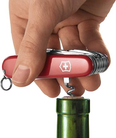 Victorinox Swiss Army Knife, Hunter XTM, Multitool, Swiss Army Knife 6 Functions, One-Hand Lock, Corkscrew, Wood Saw
