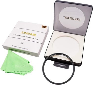 Фільтр UV JONGSUN S-Pro HD Nano MRC з багатошаровим покриттям, 82mm - захист від ультрафіолету для камери