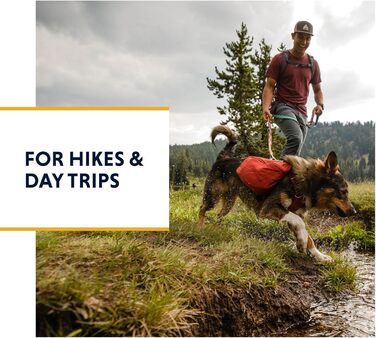 Рюкзак для собак Ruffwear Hunderucksack River Rock Green середнього розміру