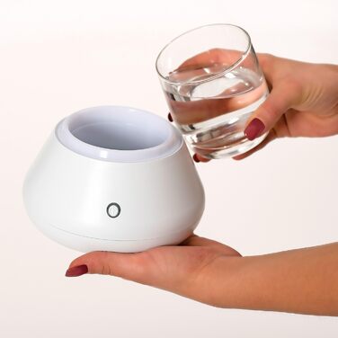 Дифузор Aroma від Pajoma, ультразвуковий зволожувач повітря з LED-підсвіткою, аромадифузор (чорний)