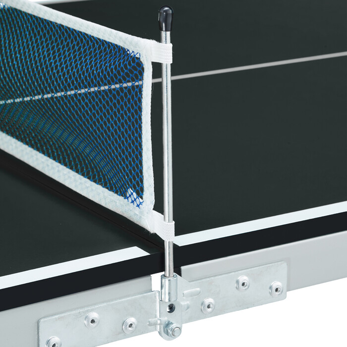 Relaxdays Black Table Tennis Table with Accessories