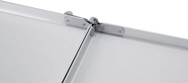 Складний алюмінієвий стіл 120 см для пікніка, кемпінгу, саду та вечірок. 3 регульовані висоти.