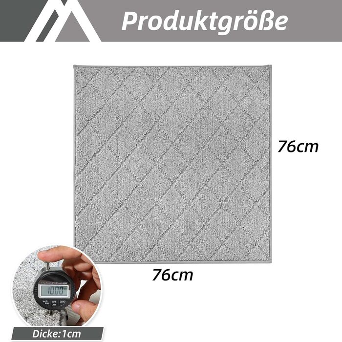 Ковзаючі сходи COSY HOMEER, 15 шт., 70 x 22 см, антиковзаючі, самоклеючі, машинне прання, 100% поліестер, TPE-підкладка, для дітей, літніх людей та домашніх тварин, сірий та білий