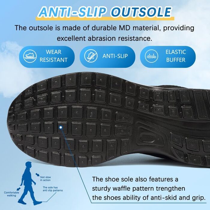 Жіночі кросівки для бігу та фітнесу. Зручні, дихаючі, з амортизацією. Розмір 36 EU, чорно-білі