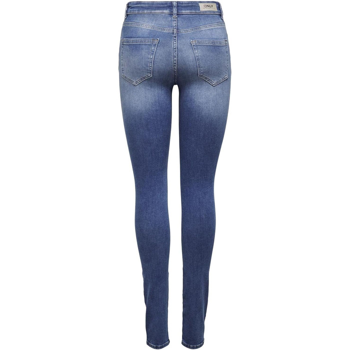 Жіночі джинси ONLY Onlblush Life Mid Sk DNM Rea1099 Noos, середньої посадки, блакитний денім, розмір M/30L