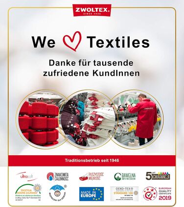 ZWOLTEX надм'які рушники з 100% єгипетської бавовни, комплект 6 шт., виготовлено в ЄС, гостьові, для ванної, обличчя та душу, темно-сині