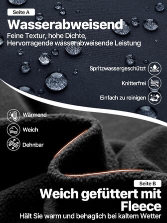 FREE SOLDIER Чоловіча зимова жилетка - тепла флісова жилетка, вітростійка, реверсивна, без рукавів, софтшелл для роботи та походів, S, Синій&Чорний