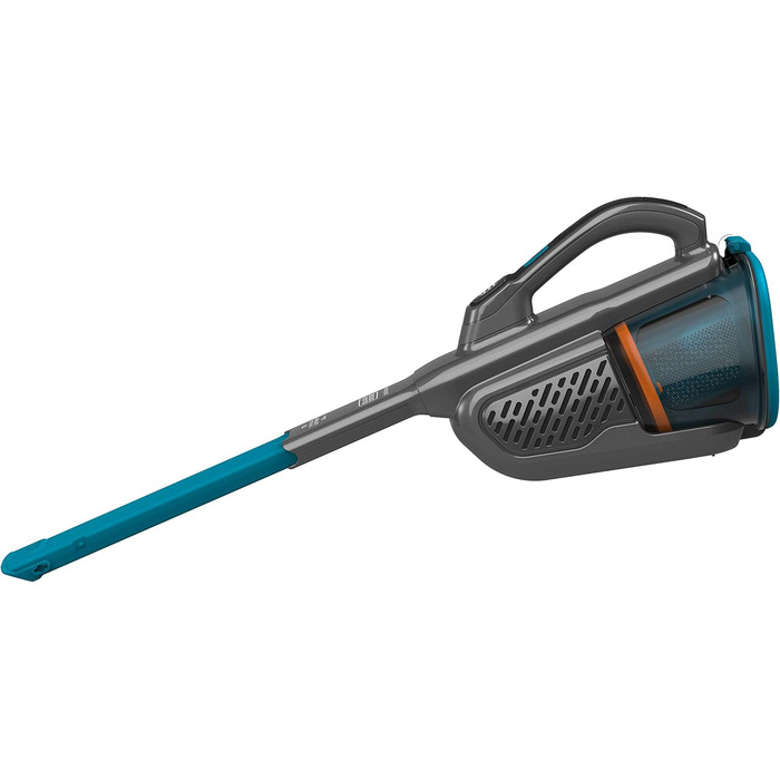 Акумуляторний пилосос ручний BLACK+DECKER BHHV315J Lithium Dustbuster 12V, 20AW, циклонна система, безмішковий, титаново-синій