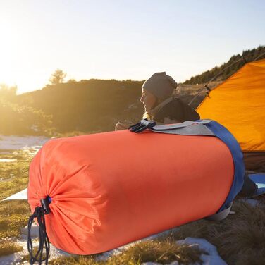 Psdndeww Space-Saving Sleeping Bag Cover Made of Polyester Ripstop Fabric for Storage for Travel and Outdoor Activities
