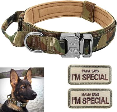 Нашийник для собак Eeyfarog, регульований з контролем, сірий, XL