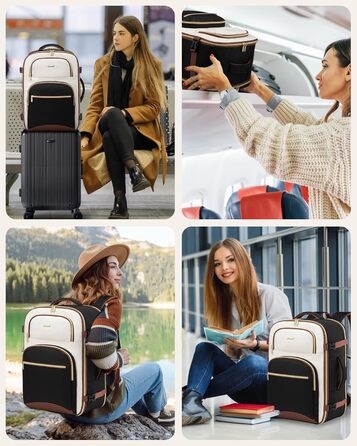 LOVEVOOK Рюкзак для ручної поклажі, 40L, для подорожей, чоловічий/жіночий, 17 дюймів, водонепроникний, для вихідних, кемпінгу, бізнесу, сумка для ручної поклажі, Cabin Bag