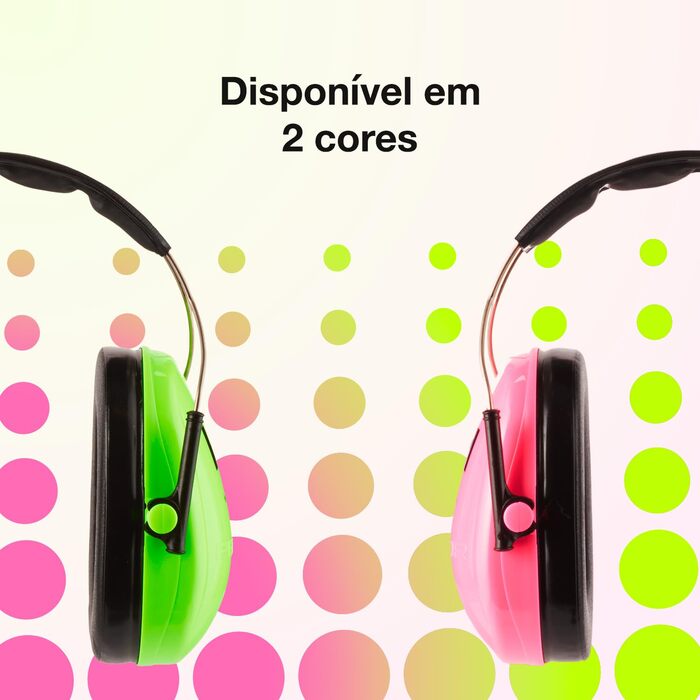 3M Peltor Kid навушники шумозахисні для дітей - неоновий зелений, регульований, SNR 27, легкі, універсальний розмір