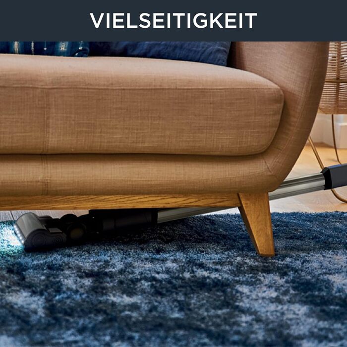 Пилсос Rowenta X-Pert 3.60 бездротовий акумуляторний вертикальний, сірий-блакитний, RH6921