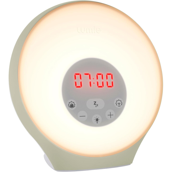 Lumie Sunrise Alarm - Sunrise and Sunset Effect, Alarm Clock, Sounds and Mood Lighting