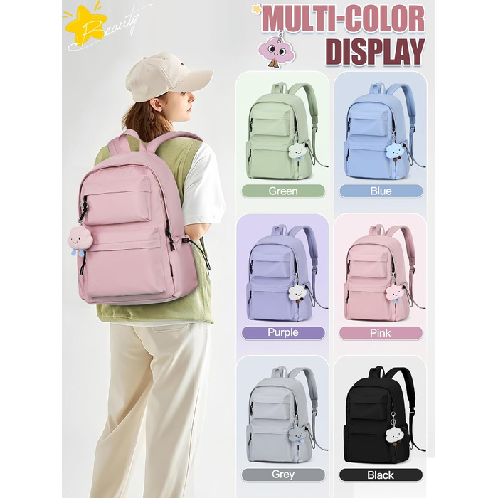 Жіночий рюкзак FIORETTO для дівчаток та хлопчиків, 15.6