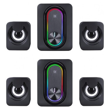 Комп'ютерні колонки 2.1 з LED-підсвіткою, USB, 11 Вт, Bluetooth