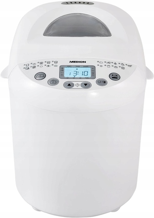 Хлібопічка Medion MD 11011, біла, 550 Вт