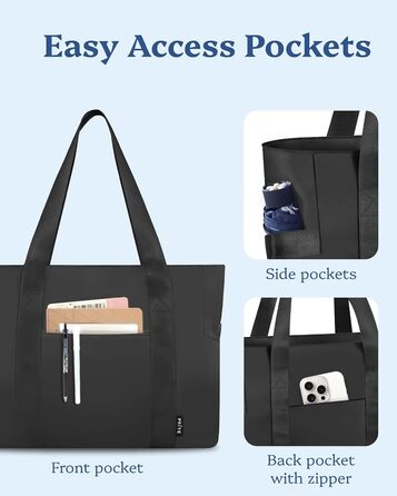 Women's Laptop Bag, Waterproof Shoulder Bag with 16-inch Computer Compartment for Work, School, Travel, Violet