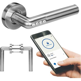 Електронний дверний замок Orno OR-ZS-850 Bluetooth Smart IP44, відкривання по PIN та через застосунок