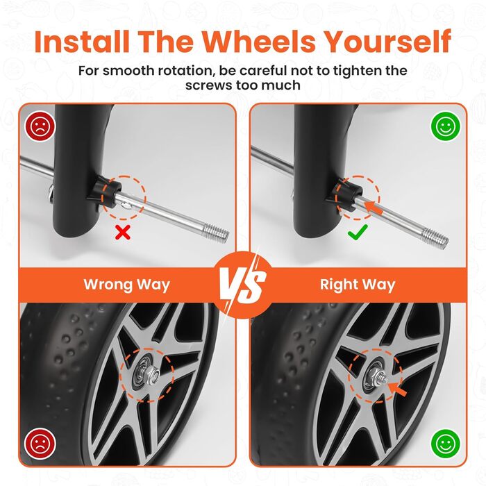 YEAUPE PRO Кухоль-тележка 3в1 з термоізольованим відділенням, 50л, знімний мішок, вантажопідйомність до 25кг, бічні кишені та відкривачка для пляшок (Чорний), не складається