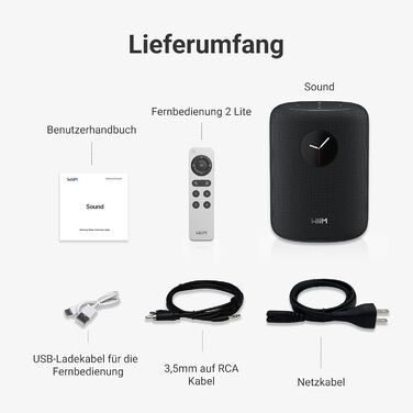 WiiM Sound Smart Speaker: Бездротова колонка Hi-Res 24bit/192kHz, Wi-Fi 6E, Bluetooth 5.3, Чорний