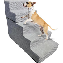 Сходинки для собак та котів Galatée - 5 сходинок, неслизькі, знімний та пральний чохол