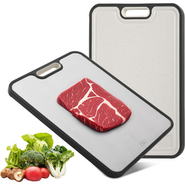 Двостороння кухонна дошка для нарізання Titan, 38.5 x 26.5 см