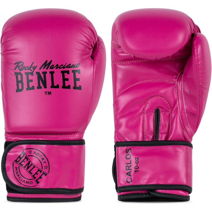 Боксерські рукавички BenLee з екошкіри Carlos (08 oz, Рожеві)