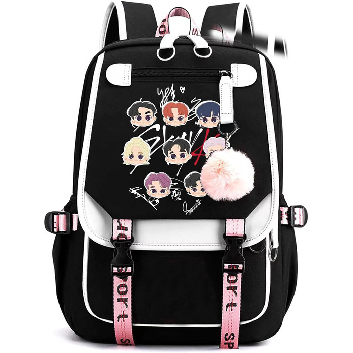 Унісекс рюкзак Kpop для школи: водонепроникний, для дівчаток та хлопчиків-підлітків, єдиний розмір (Color 2)