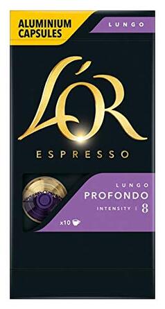 Кавові капсули L'OR для Nespresso, набір-асорті (Probierbox), 100 капсул (10 паків по 10 шт)