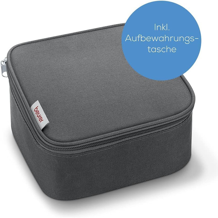 Beurer BM 96 - тонометр з ЕКГ, вимірювання артеріального тиску та пульсу на плечі, для виявлення фібриляції передсердь (AFib) та профілактики інсульту, обхват плеча 22-42 см, з ЕКГ-сенсором та індикатором спокою