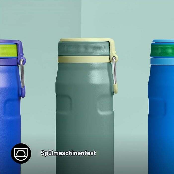Термопляшка Stanley IceFlow Bottle Twist Flip 0.47L — герметична, зі стійким покриттям, колір Shale