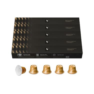 Кава Nespresso Original Caramello: Арабіка з карамельним смаком, 100 капсул