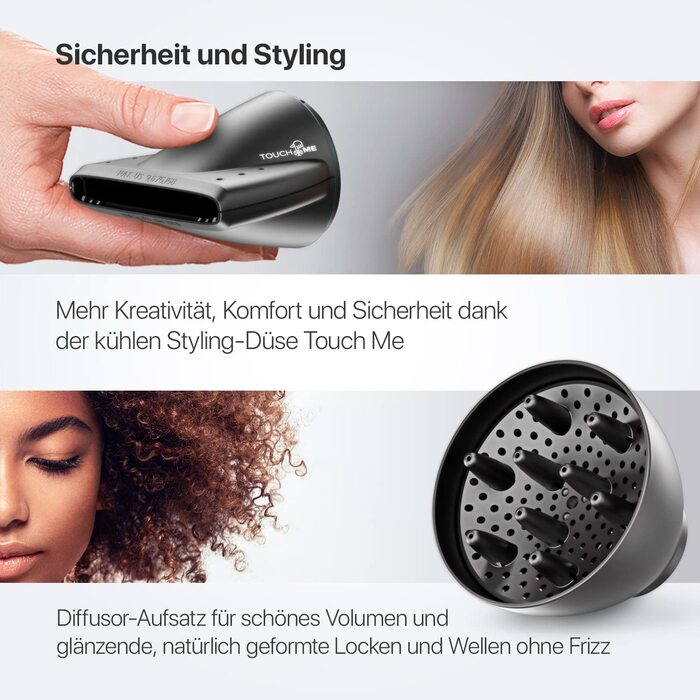 Професійний фен Valera Swiss Silent Jet 8600: 2000W, іонізація, 3 режими, чорний