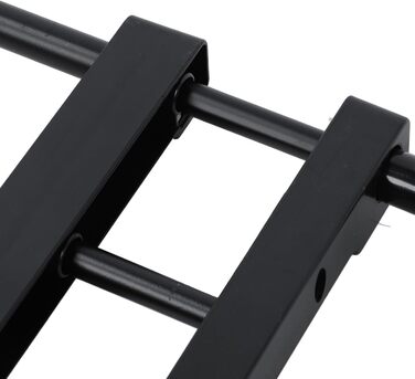 Металеве розширюване перегородка для собак, захисне перегородка для дітей, чорний колір, висота 42 см