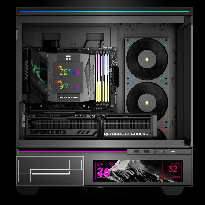 Активне охолодження процесора Thermalright Royal Knight 120 Digital Black