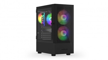 Корпус Krux Vako RGB Midi Tower, чорний