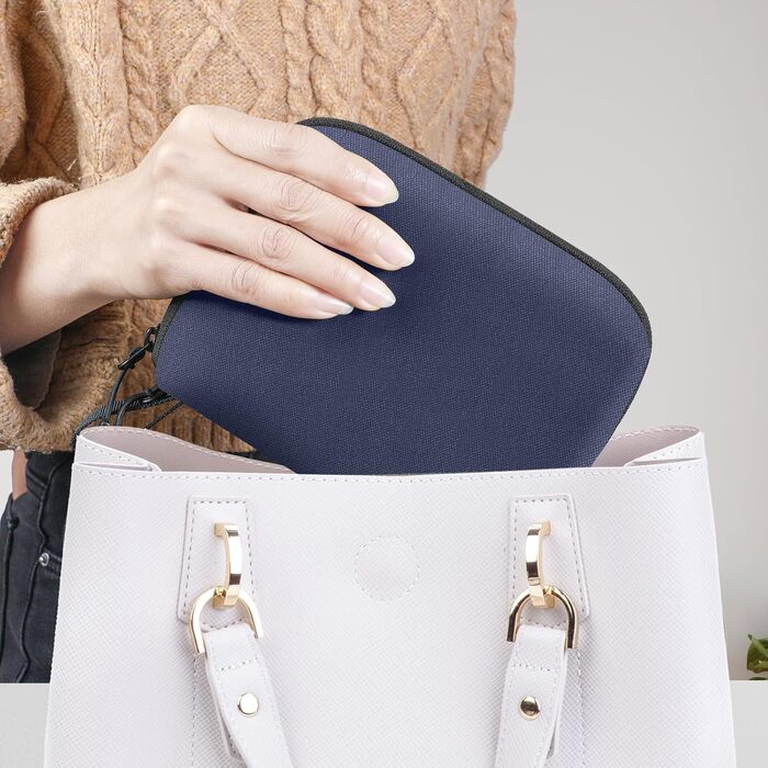 Органайзер для кабелів SIMTOP: компактна сумка для аксесуарів, SD-карт, Powerbank. Ідеально для подорожей, офісу та фотографії. Зелений (блакитний)